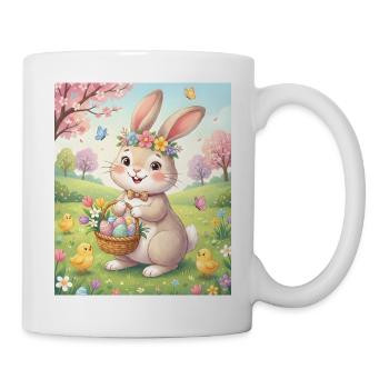 Lapin de Pâques - Mug blanc - blanc - Droite
