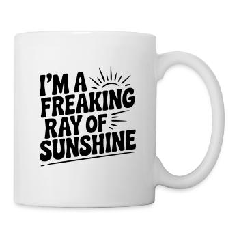 Ich bin ein verdammter Sonnenstrahl - Tasse - Weiß - Rechts