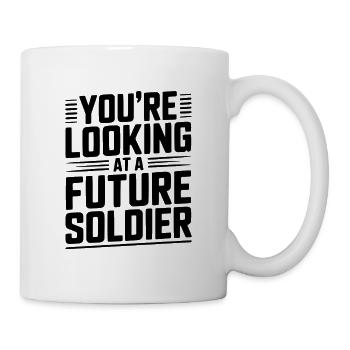 You're Looking at a Future Soldier - Mug - white - Right