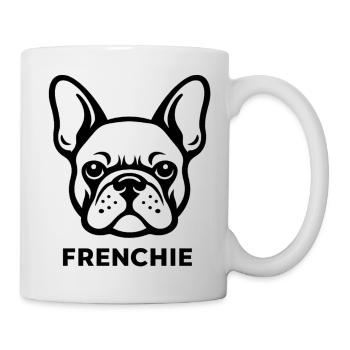 T-shirt Bouledogue français Minimaliste Frenchie Dog Lover - Mug blanc - blanc - Droite