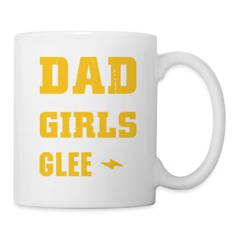 Dad father of three girls daughters - Mug - white - Right