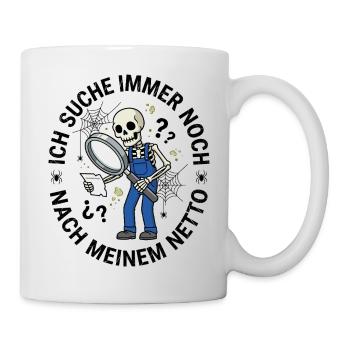Ich_Suche_Immer_Noch_Nach_Meinem_Netto - Mug blanc - blanc - Droite