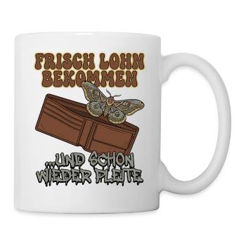 Papillon salarié - Mug blanc - blanc - Droite