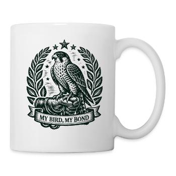 My Bird, Strong Bond | Falconry Bird of Prey - Mug - white - Right
