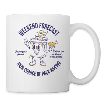 Sammelkarten-Prognose 100 Prozent Chance des Packs - Tasse - Weiß - Rechts