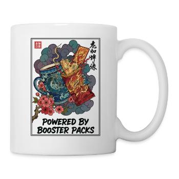 Powered By Booster Packs Trading Card Coffee - Mug - white - Right