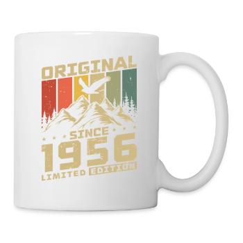 Cadeau d’anniversaire original vintage de 1956 - Mug blanc - blanc - Droite