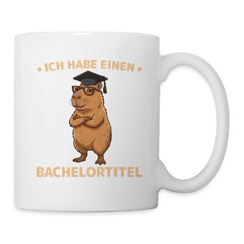Bachelor 2026 Capybara Saying for University Graduation - Mug - white - Right