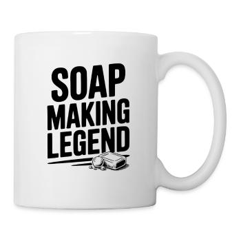 Légende de la fabrication de savon - Mug blanc - blanc - Droite