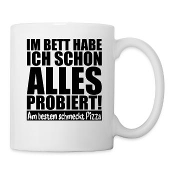 Sarcasme de la pizza - Mug blanc - blanc - Droite