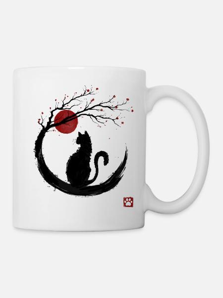 Sakura Neko - Tasse - Weiß