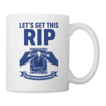 LETS GET THIS RIP Trading Cards Booster Pack - Mug - white - Right