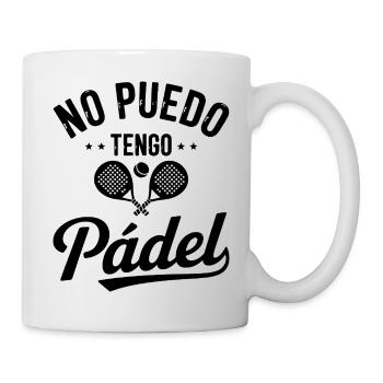 Padel amusant, je ne peux pas, j'ai du padel, Padelist - Mug blanc - blanc - Droite