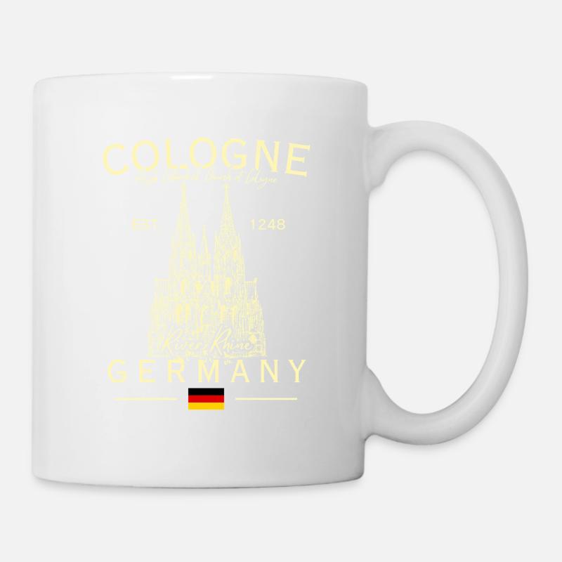 Cologne Germany Kölner Dom Cathedral Souvenir - Tasse - Weiß