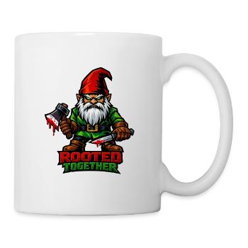 Nain maléfique, gnome sombre, gnome gothique, gnome drôle - Mug blanc - blanc - Droite