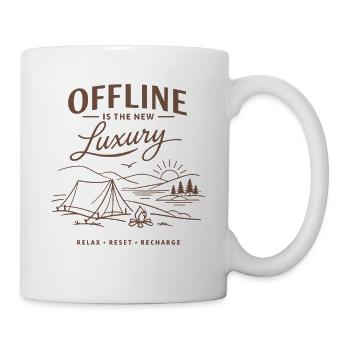 Camping | Offline is the new luxury - Mug - white - Right