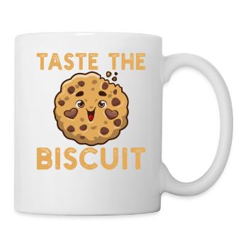 Goûtez le biscuit - Mug blanc - blanc - Droite