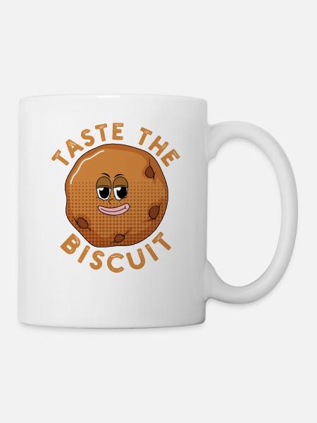 Probieren Sie den Keks - Tasse - Weiß