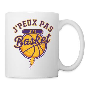 I can't I have Basketball - Mug - white - Right