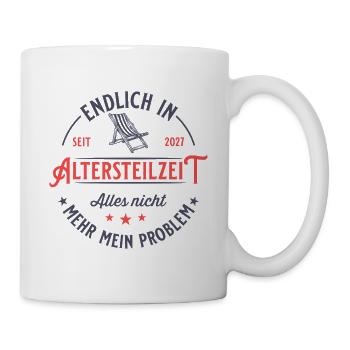 Partial retirement 2027: Final spurt to retirement - Mug - white - Right