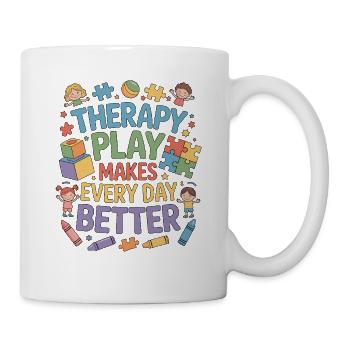 Le jeu de thérapie en ergothérapie pédiatrique rend la thérapie pédiatrique - Mug blanc - blanc - Droite