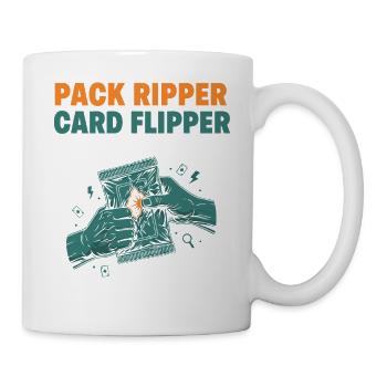Pack Ripper Card Flipper Sammelkartensammler - Tasse - Weiß - Rechts