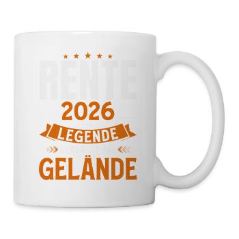 Pensioner 2026 Gift Man Pension Retirement Funny - Mug - white - Right