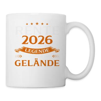 Pensioner 2026 Pension Gift Man Retirement Funny - Mug - white - Right