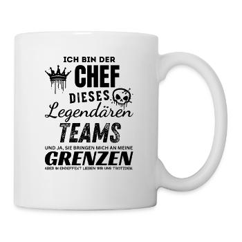 Stolzer Chef des legendären Teams Chef Geschenk - Mug - white - Right