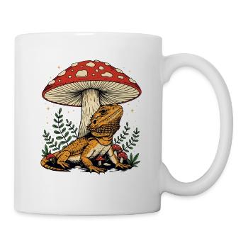 Liebhaber der Bartagrachenpilz-Pogona - Tasse - Weiß - Rechts