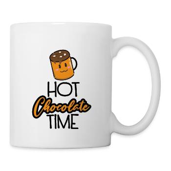 Kawaii Hot Chocolate Time Cute Mug Graphic - Tasse - Weiß - Rechts