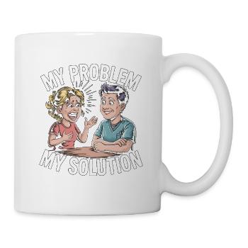Pediatric OT My Problem My Solution Pictogram Dad - Mug - white - Right
