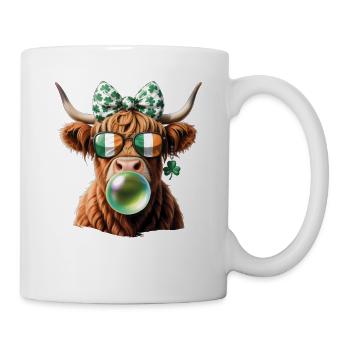 Irish Cow Bubble Sunglasses - Tasse - Weiß - Rechts