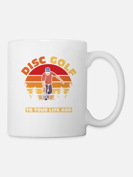 Disc Golf Geschenke Discgolf - Tasse - Weiß