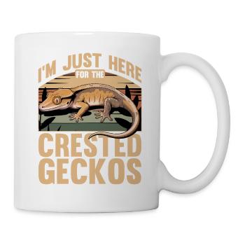 Funny Reptile Crested Gecko - Mug - white - Right