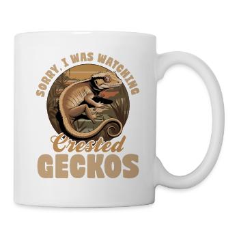 Funny Reptile Crested Gecko - Mug - white - Right