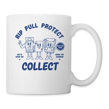 Rip Pull Protect Collect Trading Card Booster Crew - Mug - white - Right
