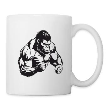 Gorilla Bodybuilding - Mug - white - Right