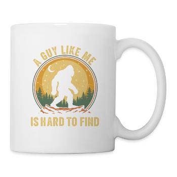 Funny Bigfoot Retro Sasquatch T-Shirt  - Mug - white - Right
