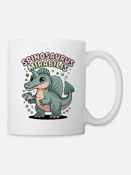 Neue Spinosaurus Mirabilis 2026 Entdeckung - Tasse - Weiß