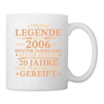 2006 Vintage Born 20 Years Birthday - Mug - white - Right