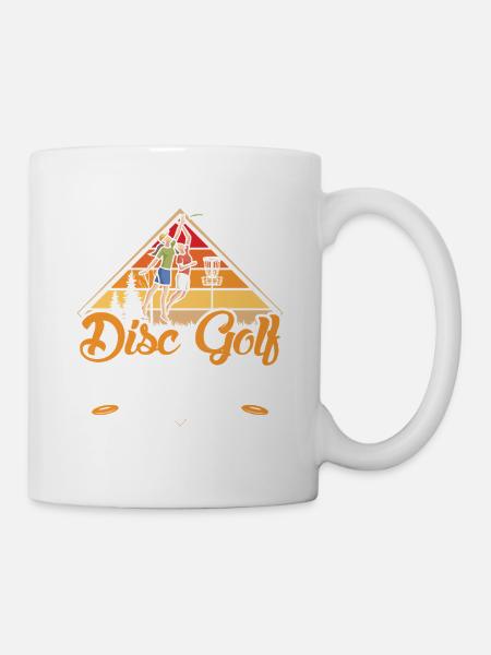 Disc Golf Geschenke Discgolf - Tasse - Weiß