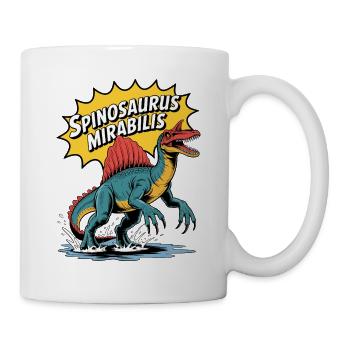 Neue Spinosaurus Mirabilis 2026 Entdeckung - Tasse - Weiß - Rechts