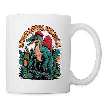Neue Spinosaurus Mirabilis 2026 Entdeckung - Tasse - Weiß - Rechts