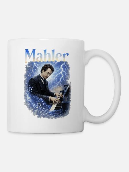 Piano Sturmklänge - Tasse - Weiß