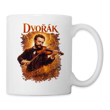 Dvořák Violon en feu - Mug blanc - blanc - Droite