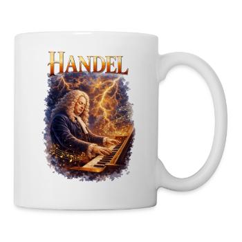 Handel Sturmklang am Keyboard - Tasse - Weiß - Rechts