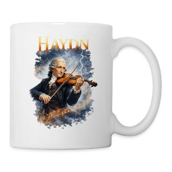 Haydn Violin in the Storm - Mug - white - Right