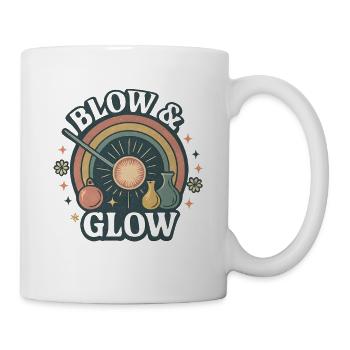 Glass Bubble Glow | Glassblower Retro - Mug - white - Right