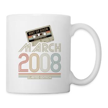 Best of March 2008 Kassette | Limited Edition - Tasse - Weiß - Rechts